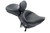 Mustang 84-06 Harley Standard Rear Tire Wide Touring Solo Seat w/Driver Backrest Studs - Black - 79104 Photo - Primary