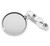 CRG Hindsight 3 in. Round Bar-End Mirror Left - Silver - HS-201-L User 1