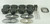 Mahle MS Piston Set Chevy Small Block 440ci 4.185in Bore 4.00Stk 6.0in Rod .927 Pin 6.0cc Set of 8 - 197830085 Photo - Primary