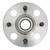 MOOG 01-05 Honda Civic Rear Hub Assembly - 512174 Photo - out of package