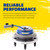 MOOG 15-19 BMW X1 Rear Hub Assembly - 512640 Features and Benefits