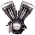 S&S Cycle 84-99 BT V111 Long Block Engine - Wrinkle Black - 310-0766 User 1