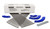 Excel Rear Spoke/Blue Nipple Set (w/ Wrench) - 8 Gauge / 36 Qty - Blue - XS8-42187B User 1