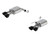 Ford Racing 2024 Mustang 5.0L Sport Active Axle-Back w/Valance - Black Tip - M-5230-M5SBVA Photo - Primary