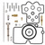 All Balls Racing 08-17 Honda CRF450X Carburetor Rebuild Kit - 26-1473 Photo - Primary