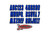 Hardline Boat Lettering Registration Kit 3 in. - 320 Blue/Black - BLBLK320 Photo - Primary