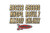 Hardline Boat Lettering Registration Kit 3 in. - 320 Beige/Black - BRBLK320 Photo - Primary