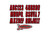 Hardline Boat Lettering Registration Kit 3 in. - 320 Ox Blood Red/Black - ROBLK320 Photo - Primary
