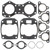 Vertex Gaskets 02-03 Polaris Pro X 440 FC/2 Top End Gasket Kit - 710236 Photo - Primary