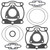 Vertex Gaskets 05-06 Polaris 900 Fusion Top End Gasket Kit - 710282 Photo - Primary