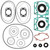 Vertex Gaskets 94-95 Ski-Doo Formula MX Complete Gasket Kit w/ Oil Seals - 711203 Photo - Primary
