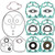 Vertex Gaskets 1999 Ski-Doo MX Z 600 Complete Gasket Kit w/ Oil Seals - 711235 Photo - Primary