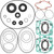 Vertex Gaskets 1994 Ski-Doo Formula MXZ X Complete Gasket Kit w/ Oil Seals - 711292 Photo - Primary
