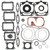 Vertex Gaskets 08-18 Polaris 600 IQ Racer/INTL Complete Gasket Kit w/ Oil Seals - 711305 Photo - Primary