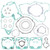 Vertex Gaskets 96-97 KTM EXC 360 Complete Gasket Kit - 808307 Photo - Primary
