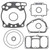 Vertex Gaskets 96-98 Suzuki RM250 Top End Gasket Kit - 810580 Photo - Primary
