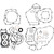 Vertex Gaskets 16-21 Honda Pioneer 1000 Complete Gasket Kit w/ Oil Seals - 8110032 Photo - Primary