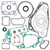 Vertex Gaskets 1991 Suzuki RM250 Complete Gasket Kit w/ Oil Seals - 811569 Photo - Primary