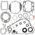 Vertex Gaskets 83-85 Yamaha YZ250 Complete Gasket Kit w/ Oil Seals - 811660 Photo - Primary