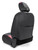 PRP Jeep Wrangler JL Front Seat Covers - 2 door- with Molle Back (Pair) - Black/Teal - B038-09 Photo - Close Up