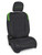 PRP Jeep Wrangler JL Front Seat Covers Jeep Gladiator JT- with Pocket Back (Pair) - Black/Green - B039-06 Photo - Primary