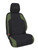 PRP 6-23 Toyota Tacoma Front Seat Covers (Pair) - Black/Olive Green - B057-04 Photo - Close Up