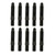Moroso Bullet Nose Black OX Studs - 1/4-20 X 1/4-28 X 1.5 Long (10 Pack) - 38830 User 1