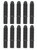 Moroso Bullet Nose Black OX Studs - 5/16-18 X 5/16-24 X 1 5/8 (10 Pack) - 38836 User 1