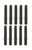 Moroso M6-1.00 x 38mm Black Oxide Bullet Nose Stud Kit - 10 Pack - 38844 User 1