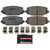 Power Stop 2022 Jeep Grand Cherokee Rear Z36 Truck & Tow Brake Pads w/Hardware - Z36-2411