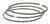 TS Gapl. Piston Ring Set Ford 6.4L Diesel 3.866