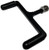 Radiator Support Fork Style Aluminum Black