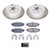 Power Stop 10-14 Subaru Outback Rear Semi-Coated Rotor Kit - SC4631