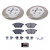 Power Stop 17-22 Toyota Prius Prime Rear Semi-Coated Rotor Kit - SC4736