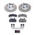 Power Stop 94-99 Dodge Ram 1500 Front Semi-Coated Rotor Kit - SC4875