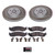 Power Stop 11-12 Ford Taurus Front Semi-Coated Rotor Kit - SC5581