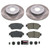 Power Stop 19-21 Nissan Rogue Sport Rear Semi-Coated Rotor Kit - SC8313