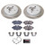 Power Stop 2013 Mini Cooper Rear Semi-Coated Rotor Kit - SC8871