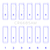 King Engine Bearings Isuzu 6Vd1 (Size +0.50mm) Connecting Rod Bearing Set - CR6685AM0.5 Photo - Primary