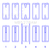 King Engine Bearings Ford 140Ci /2.3Liter/L4 (Size +0.25mm) Main Bearing Set - MB5278AM0.25 Photo - Primary