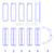 King Engine Bearings Ford 281 4.6L Sohc 16V (Size +0.75mm) Main Bearing Set - MB5353SI0.75 Photo - Primary