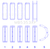 King Engine Bearings Ford 281 4.6L Sohc 16V (Size +0.25mm) Main Bearing Set - MB5353XP0.25 Photo - Primary