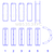 King Engine Bearings Ford 281 4.6L Sohc 16V (Size STDX) Main Bearing Set - MB5353XPCSTDX Photo - Primary