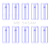 King Engine Bearings Ford N4A/Ne/L/N/Jcc/Lcj/Lse (Size +0.25mm) Main Bearing Set - MB545AM0.25 Photo - Primary