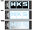 HKS LOGO Sticker W220 WHITE - 51003-AK153