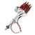 SBF Billet Distributor w/Red Male Cap D130711