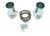 Collector Reducers - 1pr 2-1/2in to 2-1/2in