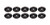 Countersunk Washer Black #10 10pk