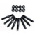Aluminum Blower Stud Kit Black Anodized (8pk)