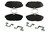 Posi-Quiet Extended Wear Brake Pads with Shims a 106.1082